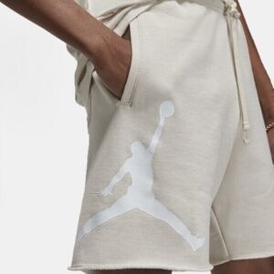 Nike Air Jordan Essentials French Terry Fleece Shorts XL beige